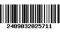 Código de Barras 2409032025711