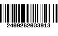 Código de Barras 2409262033913