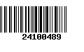 Código de Barras 24100489