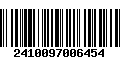 Código de Barras 2410097006454