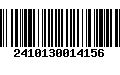 Código de Barras 2410130014156