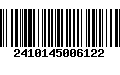 Código de Barras 2410145006122