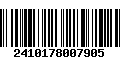 Código de Barras 2410178007905