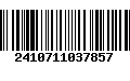 Código de Barras 2410711037857