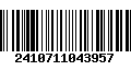 Código de Barras 2410711043957