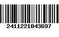 Código de Barras 2411221043697