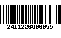 Código de Barras 2411226006055