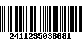 Código de Barras 2411235036081