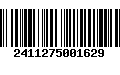 Código de Barras 2411275001629