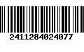 Código de Barras 2411284024077