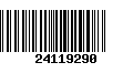 Código de Barras 24119290