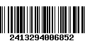 Código de Barras 2413294006852