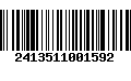 Código de Barras 2413511001592