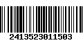 Código de Barras 2413523011503