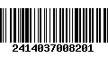 Código de Barras 2414037008201