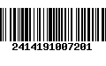 Código de Barras 2414191007201