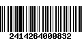 Código de Barras 2414264000832