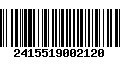 Código de Barras 2415519002120