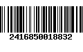 Código de Barras 2416850018832