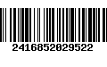 Código de Barras 2416852029522