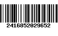 Código de Barras 2416852029652