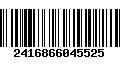 Código de Barras 2416866045525