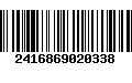 Código de Barras 2416869020338