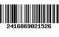 Código de Barras 2416869021526