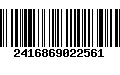 Código de Barras 2416869022561