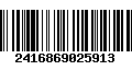 Código de Barras 2416869025913