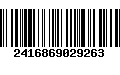 Código de Barras 2416869029263