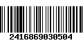 Código de Barras 2416869030504