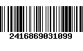 Código de Barras 2416869031099