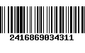 Código de Barras 2416869034311