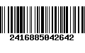 Código de Barras 2416885042642