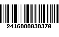 Código de Barras 2416888030370