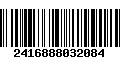 Código de Barras 2416888032084