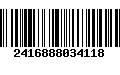 Código de Barras 2416888034118