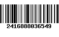 Código de Barras 2416888036549