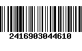 Código de Barras 2416903044610