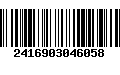 Código de Barras 2416903046058