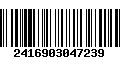 Código de Barras 2416903047239