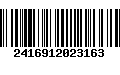 Código de Barras 2416912023163