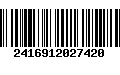 Código de Barras 2416912027420