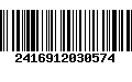 Código de Barras 2416912030574