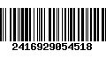 Código de Barras 2416929054518