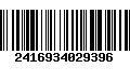 Código de Barras 2416934029396