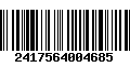 Código de Barras 2417564004685