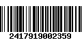 Código de Barras 2417919002359