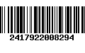 Código de Barras 2417922008294